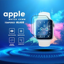 2-Pack Apple Watch 44mm - Härdat glas 9H - Super kvalitet 3D Skärmskydd