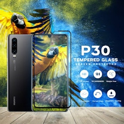Huawei P30 - Härdat glas 9H – 3D Super kvalitet skärmskydd