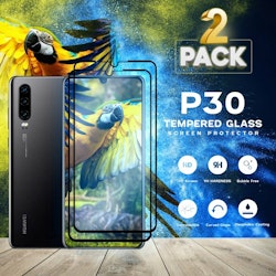 2-Pack Huawei P30 - Härdat glas 9H – 3D Super kvalitet Skärmskydd