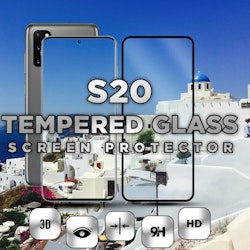 Samsung Galaxy S20 - Härdat glas 9H - Super kvalitet 3D
