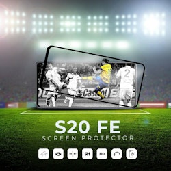 Samsung S20 FE - Härdat Glas 9H - Super Kvalitet 3D Skärmskydd