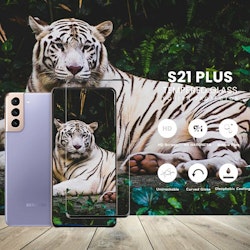 Samsung Galaxy S21 PLUS - Härdat glas 9H - Super kvalitet 3D Skärmskydd