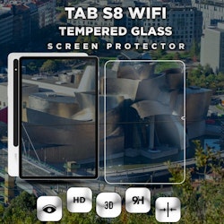Samsung Galaxy Tab S8 WiFi - Härdat Glas 9H - Super Kvalitet Skärmskydd