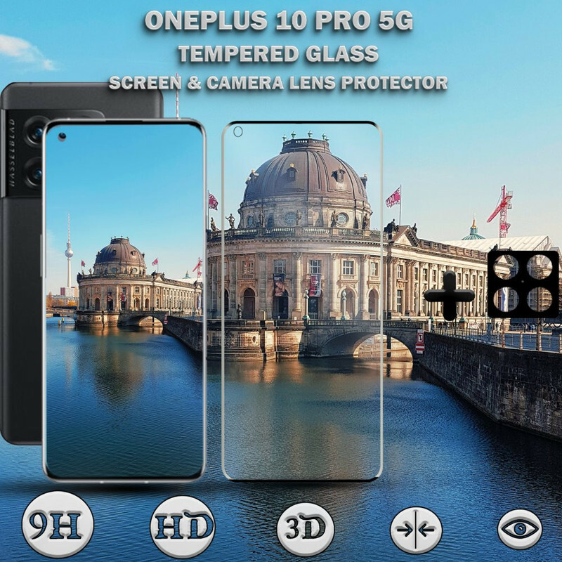OnePlus 10 Pro 5G & 1-Pack linsskydd - Härdat Glas 9H - Super kvalitet 3D