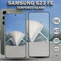 Samsung S23 FE - 9H Härdat Glass - Super Kvalitet 3D