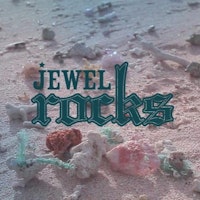 Armbånd (lyseblått med sølv) fra Jewel Rocks