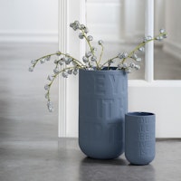 KÄHLER LOVE SONG vase - indigoblått (H170 mm)