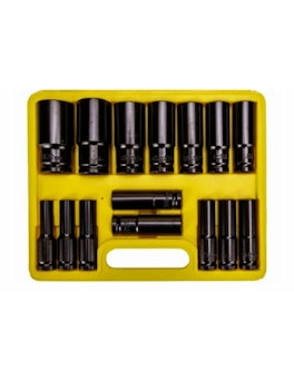 Krafthylsor 1/2 Tum 15st
