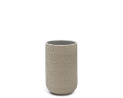 KÄHLER LOVE SONG vase - sand (H170 mm)