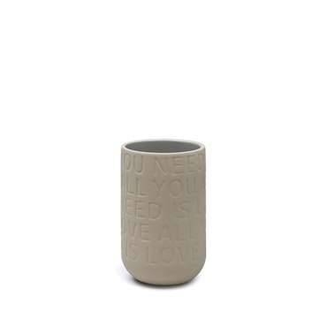 KÄHLER LOVE SONG vase - sand (H170 mm)