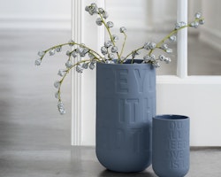 KÄHLER LOVE SONG vase - indigoblå (H170 mm)