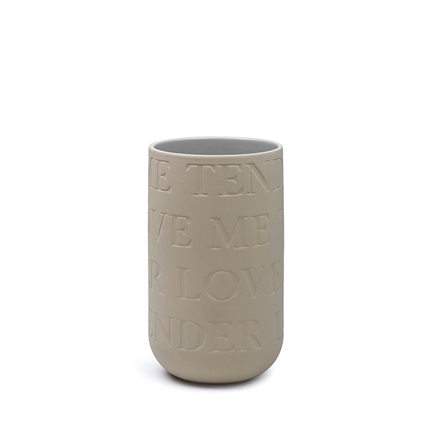 KÄHLER LOVE SONG vase - sand (H220 mm)