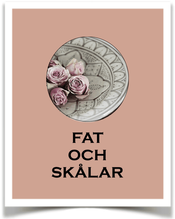 Uppläggningsfat och skålar - Butik Bohème