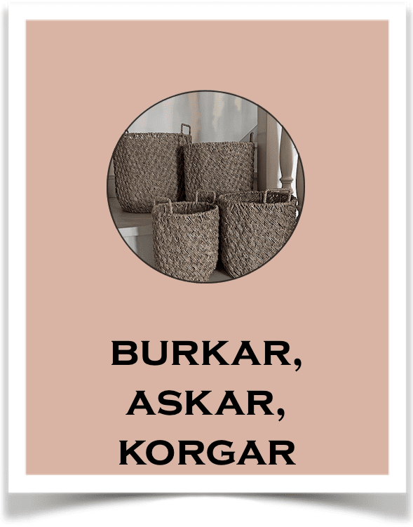 Burkar, askar, korgar - Butik Bohème