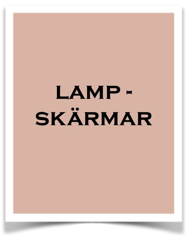 Lampskärmar - Butik Bohème