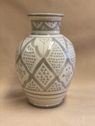 Urna 24cm Gråvit