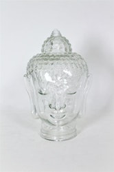 Buddhahuvud i glas