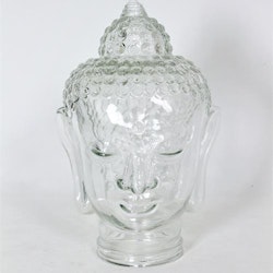 Buddhahuvud i glas