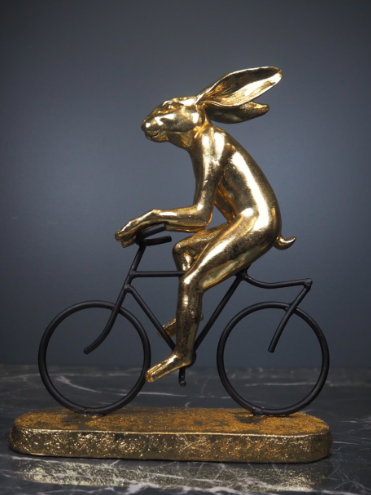 Hare på cykel