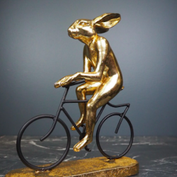 Hare på cykel