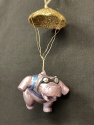 Flodhäst med fallskärm