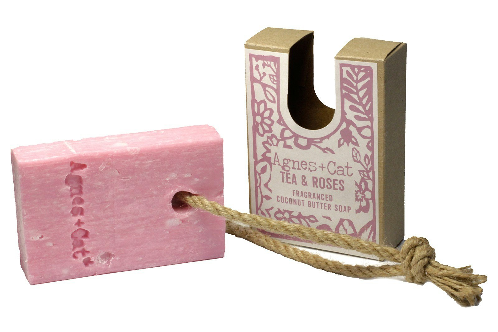 Soap on a rope - Tea & Roses