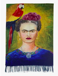 Halsduk Frida med Papegoja