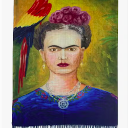 Halsduk Frida med Papegoja