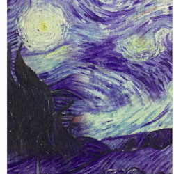 Halsduk Van Gogh - Starry Night