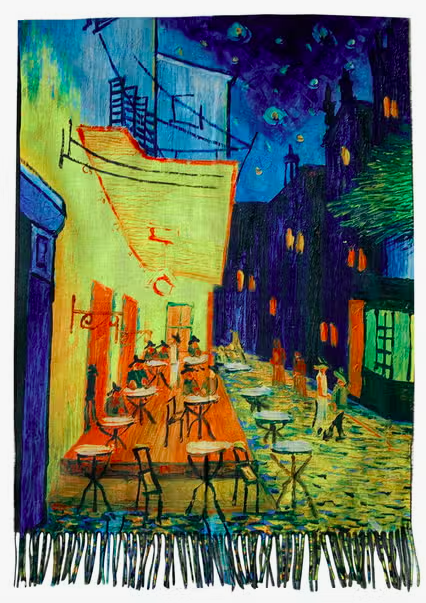 Halsduk Van Gogh - Terrace at Night