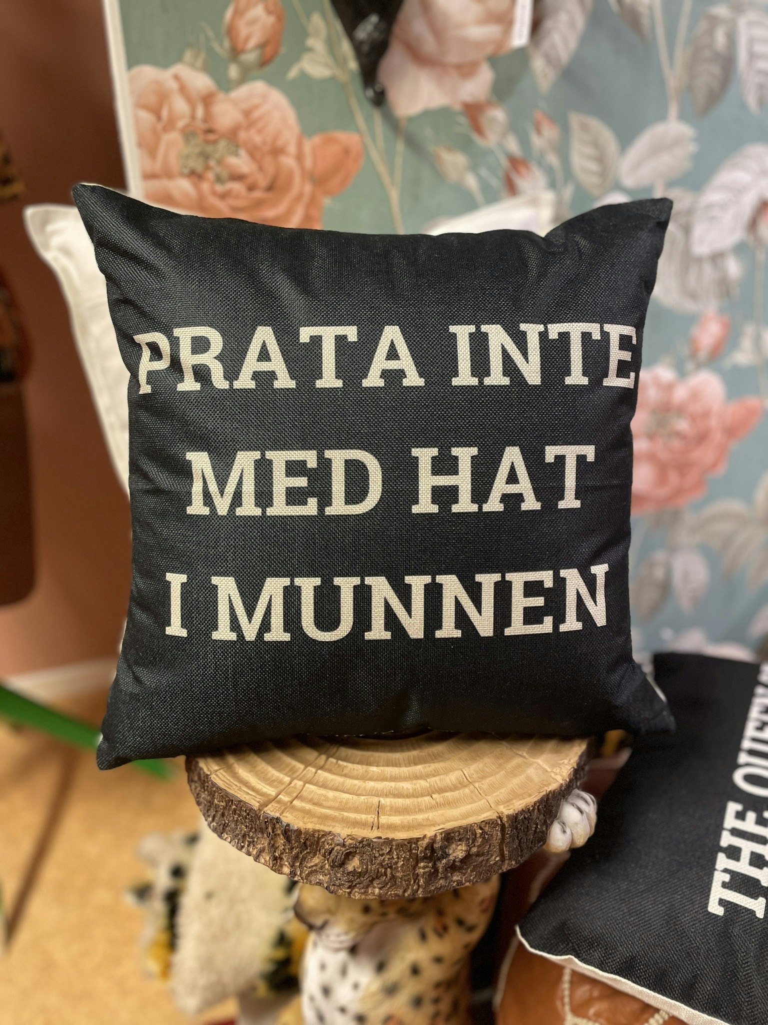 Kuddfodral Bohème Quotes - Prata Inte Med Hat I Munnen