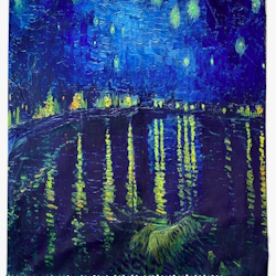 Halsduk Van Gogh - Starry Night over The Rhone