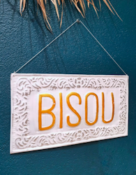 Metallskylt Bisou