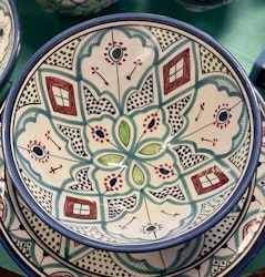 Skål 27 cm Multi Turkos