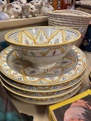 Skål 27 cm Gul
