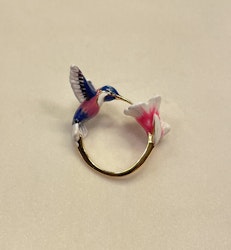 Ring Kolibri Blå