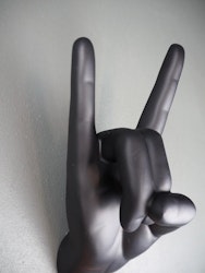 Hand på vägg