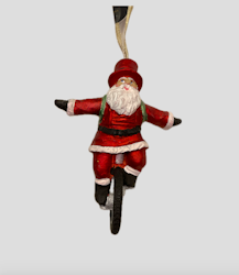 Tomte på enhjuling
