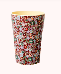 Melaminmugg Blommig, 400ml