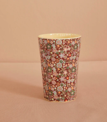Melaminmugg Blommig, 400ml