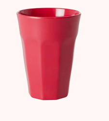 Melaminmugg Röd, 400ml