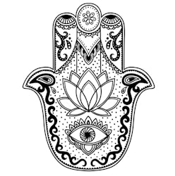Kakeldekor Fatima's Hand