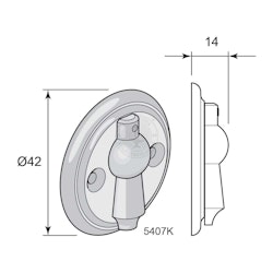 Nyckelskylt 5407 KN