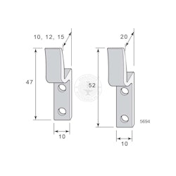 Hake 5694M 15mm