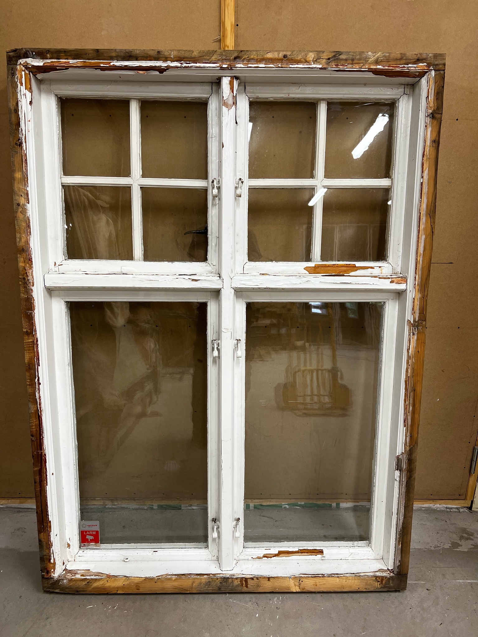 Korspost fönster kopplat 4-luft 119,5 x 164