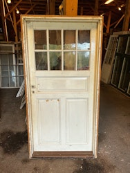 Glasad dörr med karm 100x195