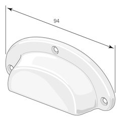 Skålhandtag 5043N
