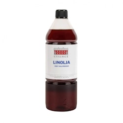 Linolja kokt kallpressad 1L