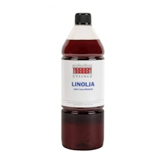 Linolja kokt kallpressad 1L