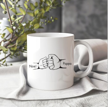 Mugg Fist Bump 1-3 namn